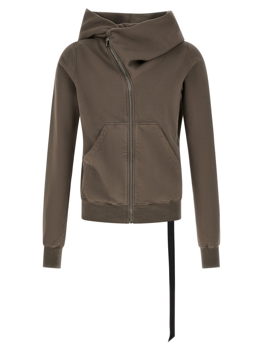 Grey Regular Zip Up Hoodie 1
