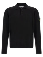 Black Loose Polo Sweater 1