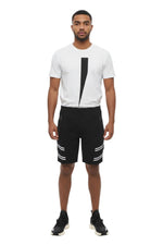 Black Regular Solid Shorts 1