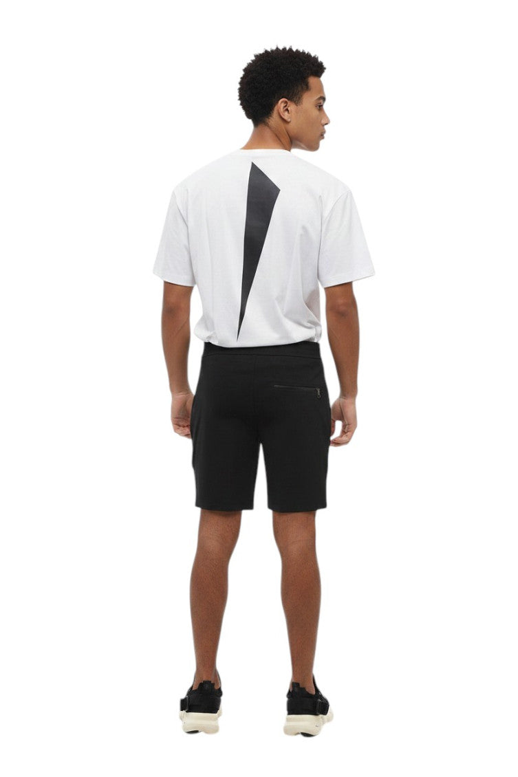 Black Regular Solid Shorts 2