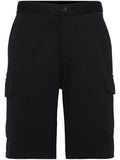 Black Regular Solid Shorts 1
