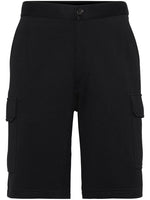 Black Regular Solid Shorts 1