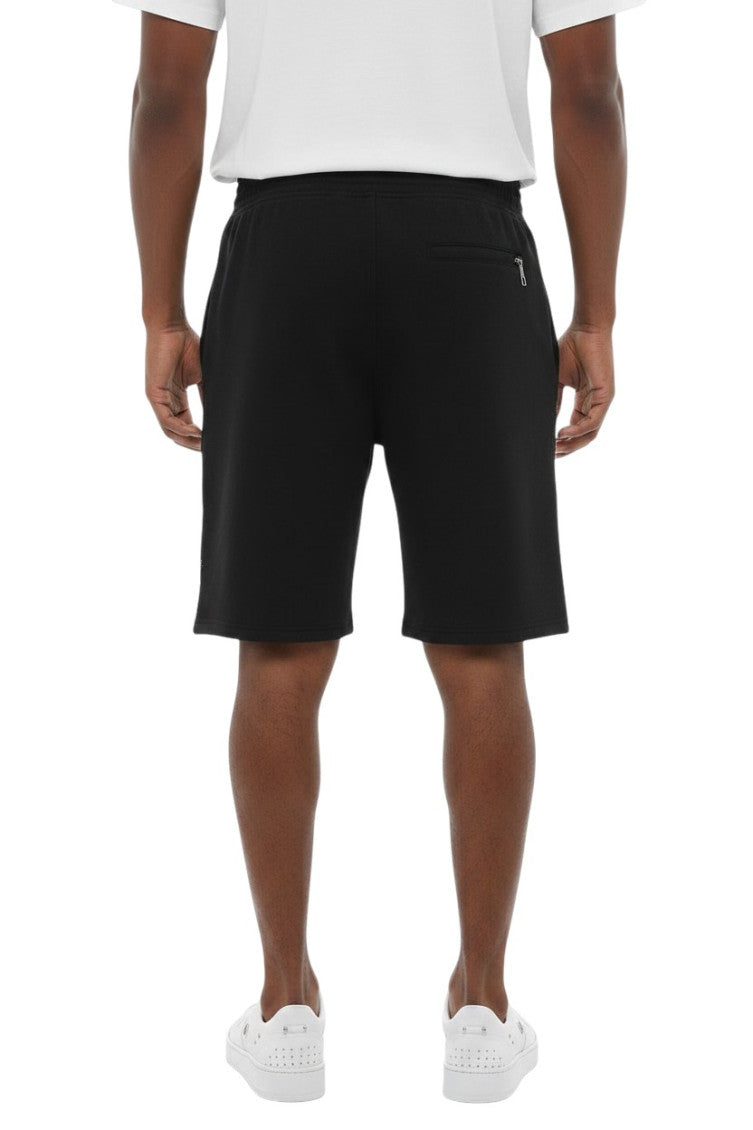 Black Regular Printed Shorts 2