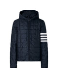 Dark Navy Quilted Hood Jacket 1