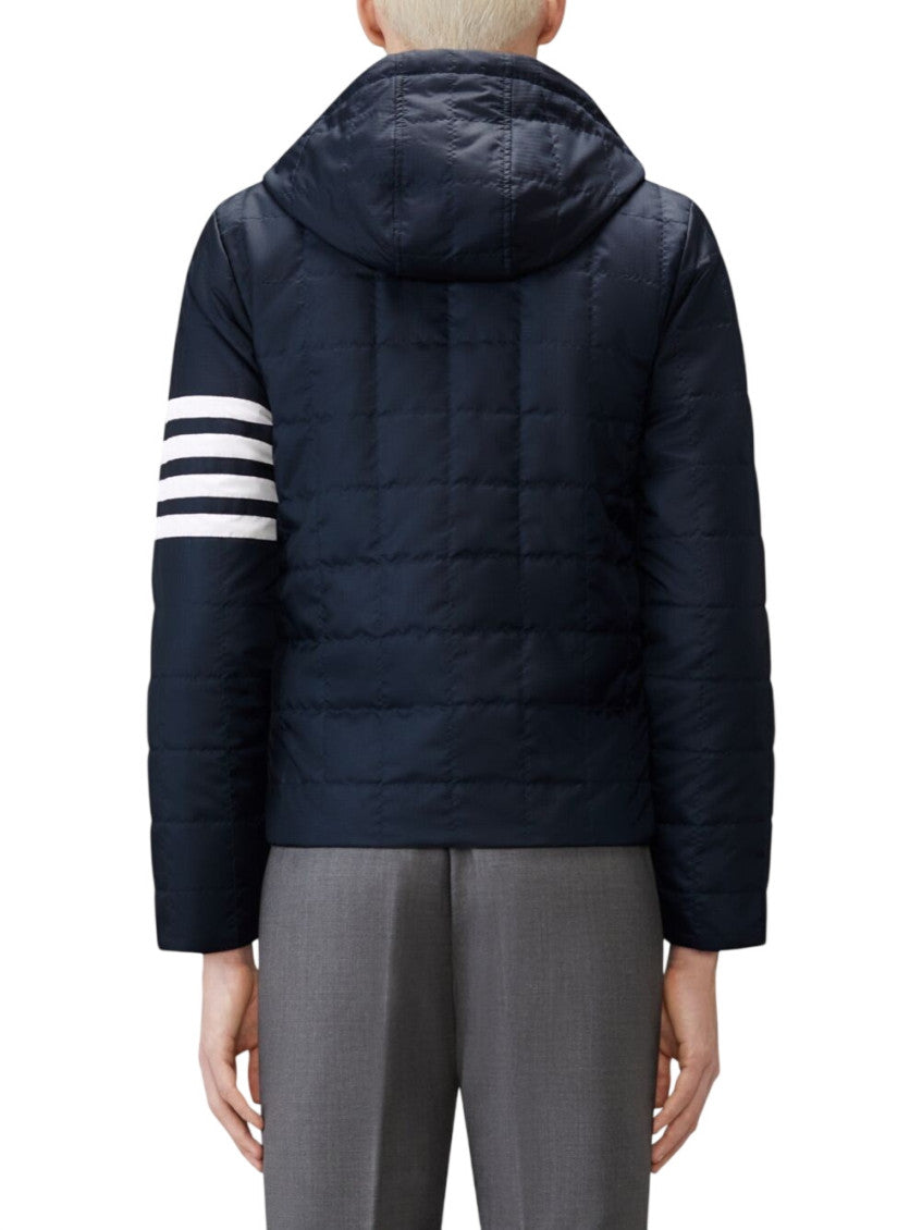 Dark Navy Quilted Hood Jacket 3