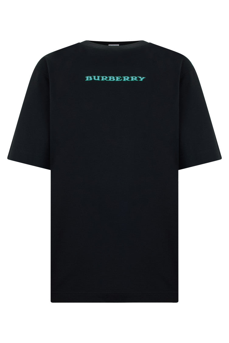 Black Logo Crew Neck T-Shirt 1