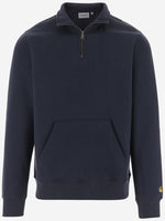 Navy Blue Solid Sweatshirt 1