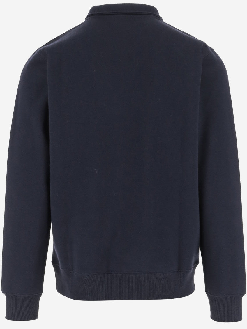 Navy Blue Solid Sweatshirt 2