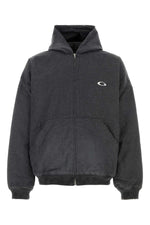 Charcoal grey Denim Sweatshirt 1