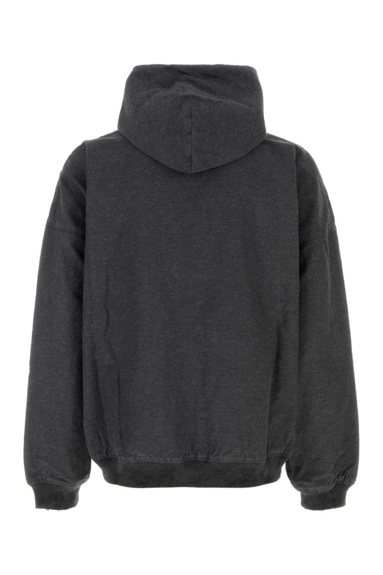 Charcoal grey Denim Sweatshirt 2
