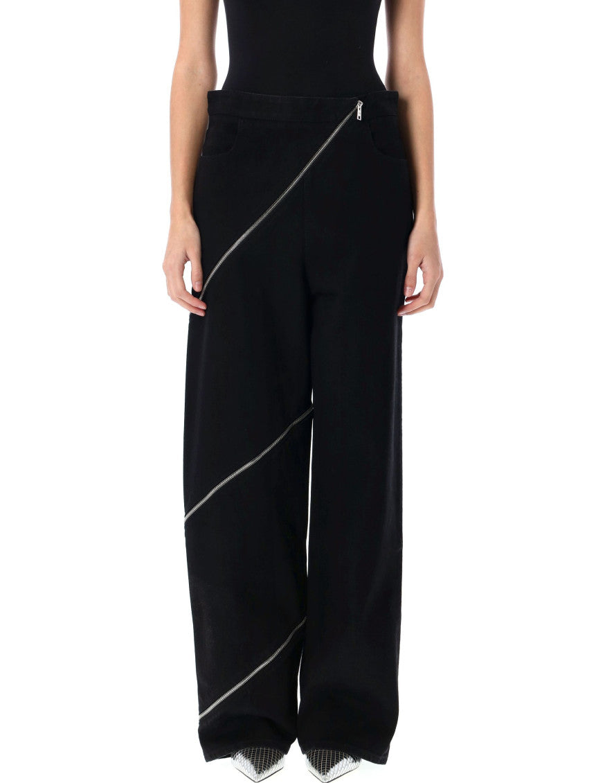 Black Zip Denim 1