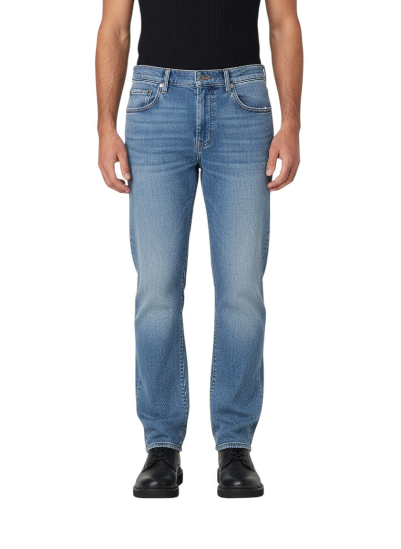 Blue Regular Mid Rise Jeans 2