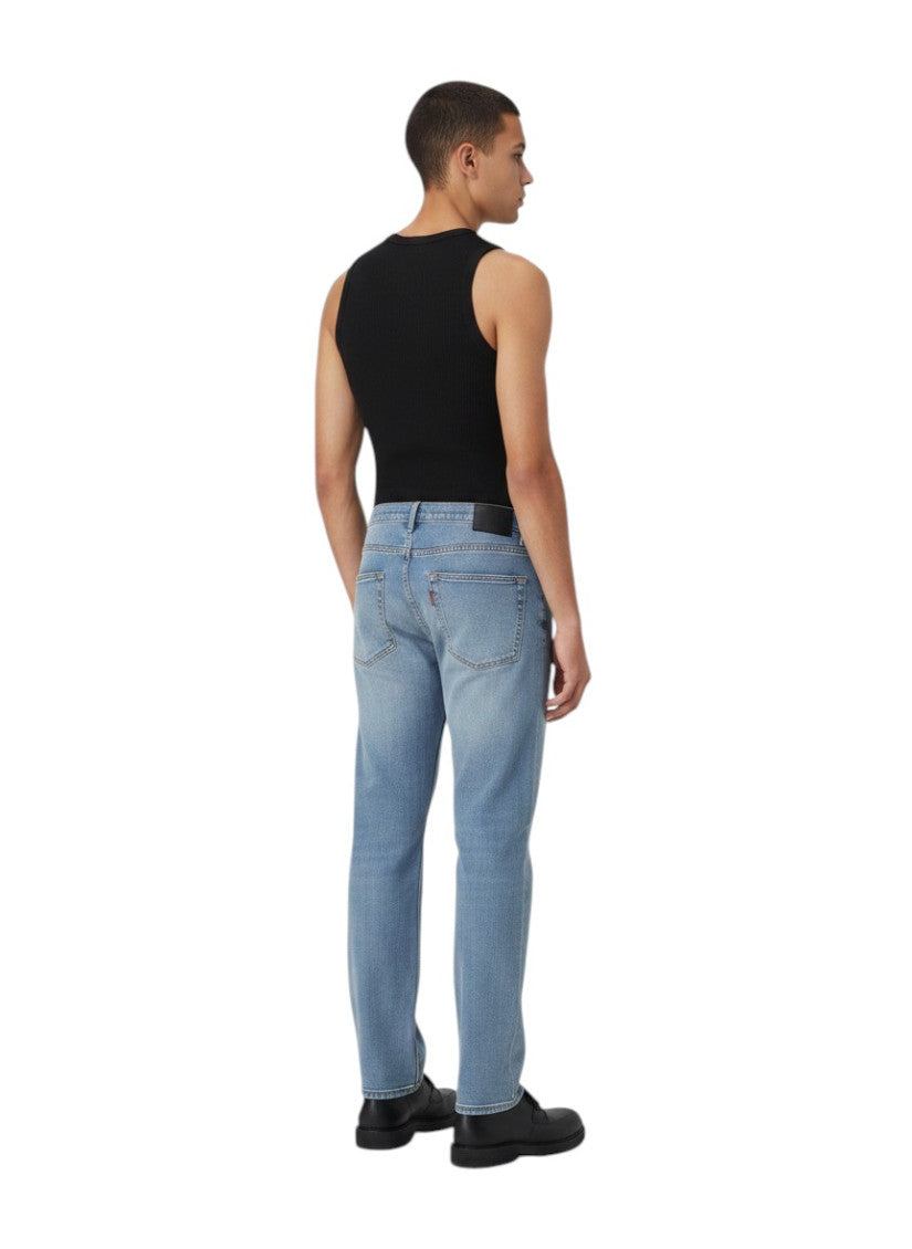 Blue Regular Mid Rise Jeans 3