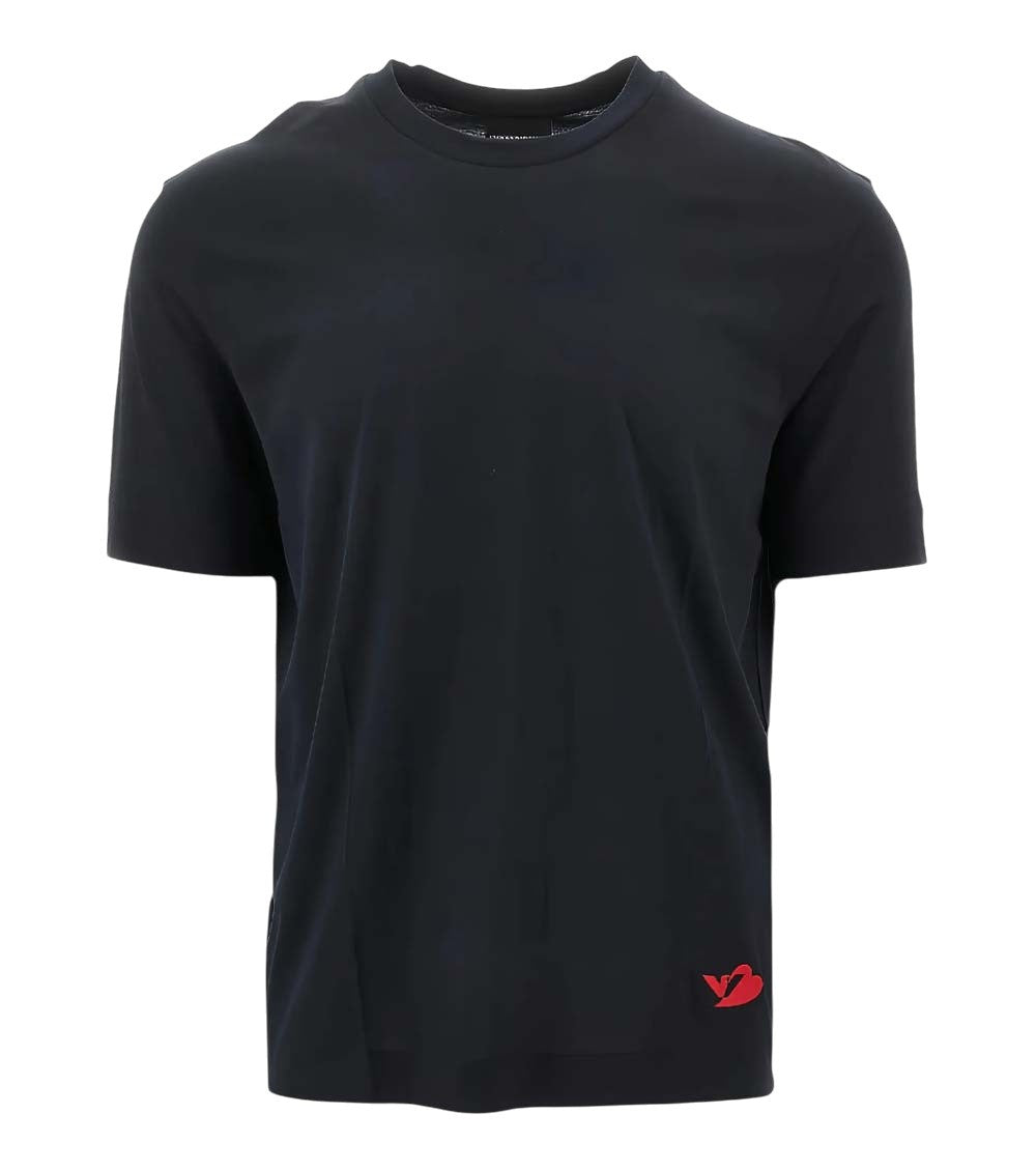 Navy Blue Crew Neck T-Shirt 1