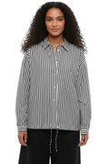 BlackWhite Relaxed Stripes Shirt 1