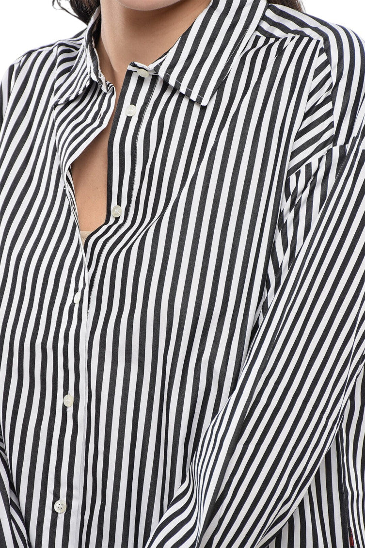 BlackWhite Relaxed Stripes Shirt 3