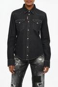 Blue Slim Solid Shirt 1
