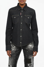 Blue Slim Solid Shirt 1