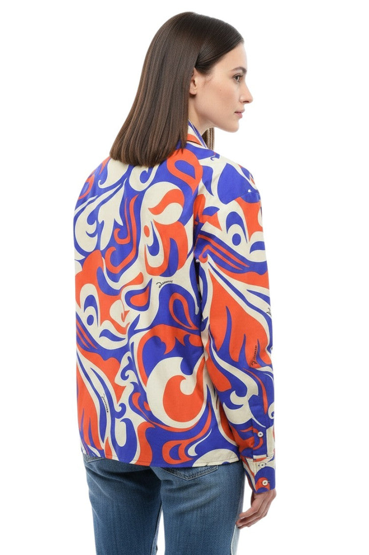 Multicolor Regular Abstract Shirt 2