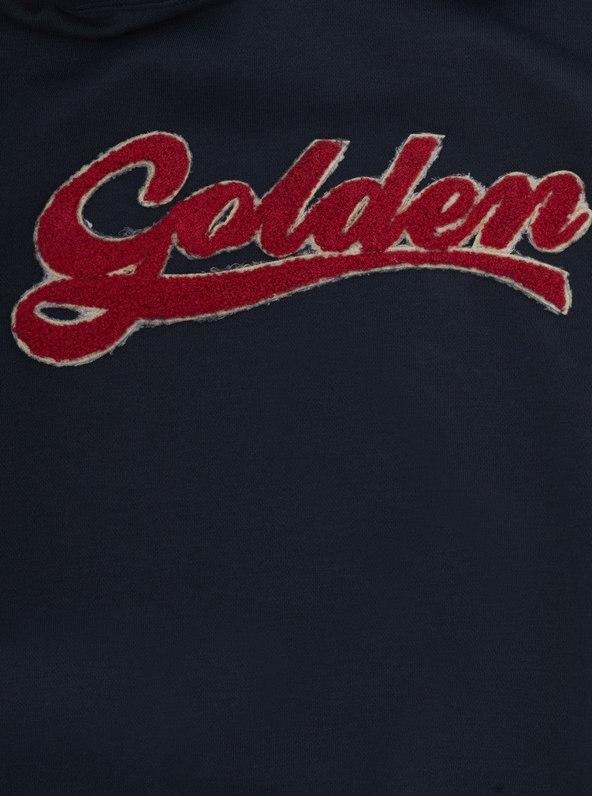 Boys Dark Blue Logo Hoodie 3