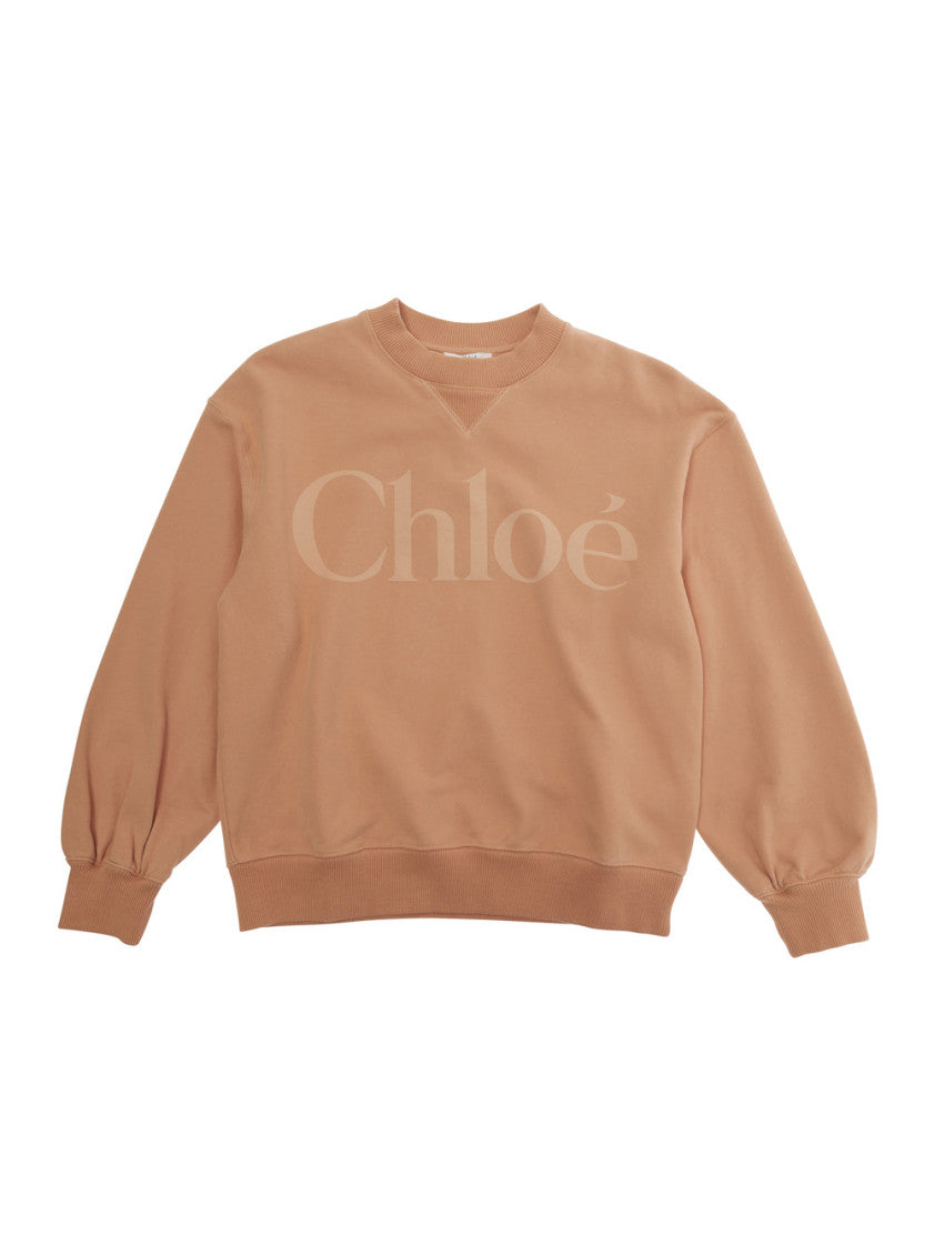 Girls Peach Logo Sweatshirt 1