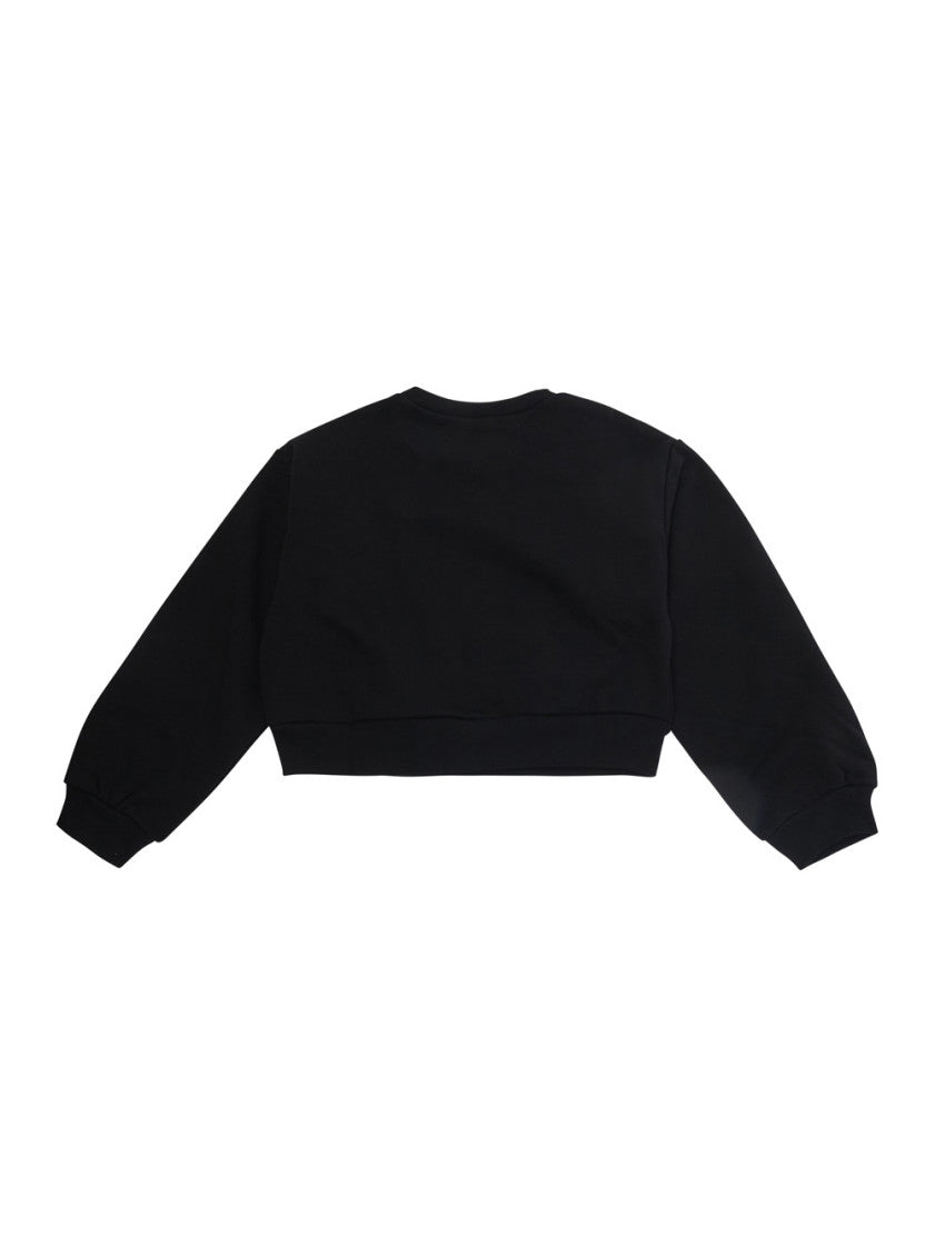 Girls Black Logo Sweatshirt 2
