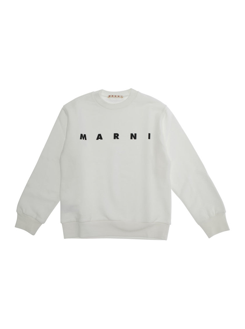 Kids White Logo Sweatshirt 1