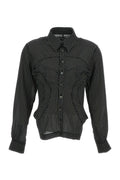 Black Slim Polka Dot Shirt 1