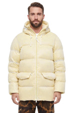 Yellow Hooded Parka Jacket 1