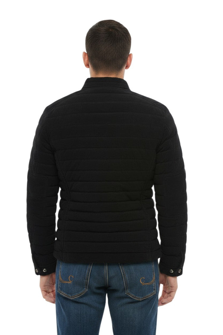 Black Shirt Collar Jacket 2