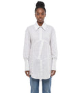 White Oversized Logo Shirt 1