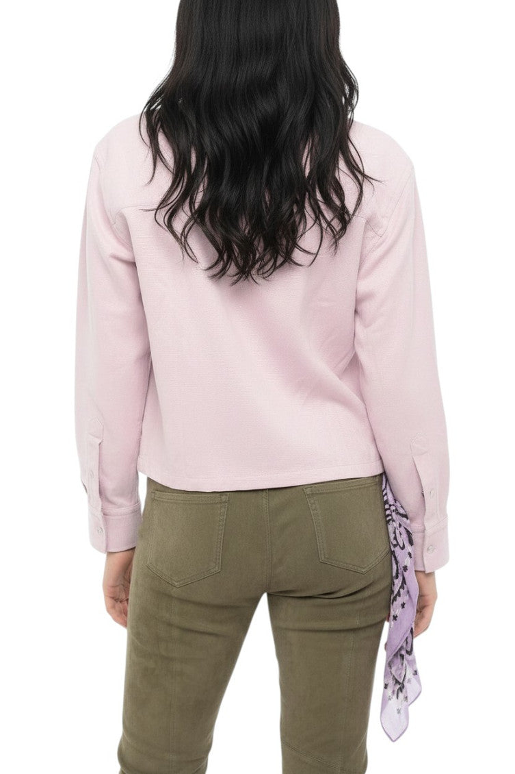 Pink Regular Solid Shirt 2