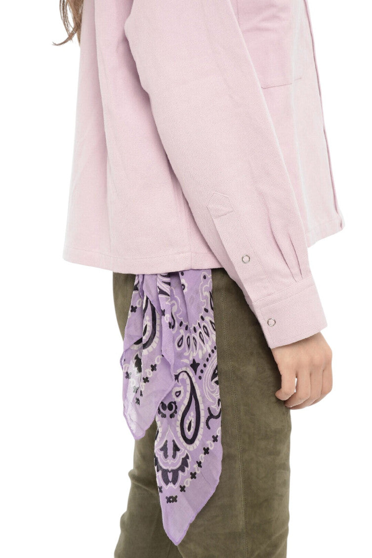 Pink Regular Solid Shirt 3