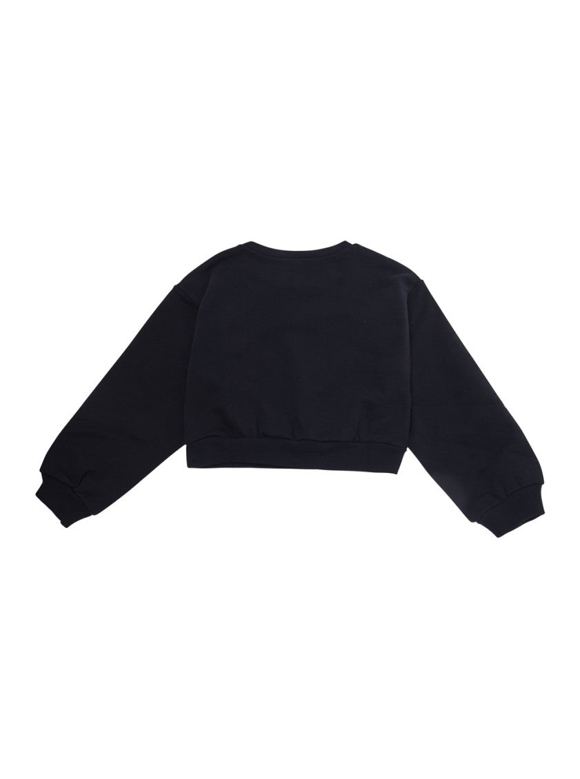 Kids Navy Blue Logo Sweatshirt 2