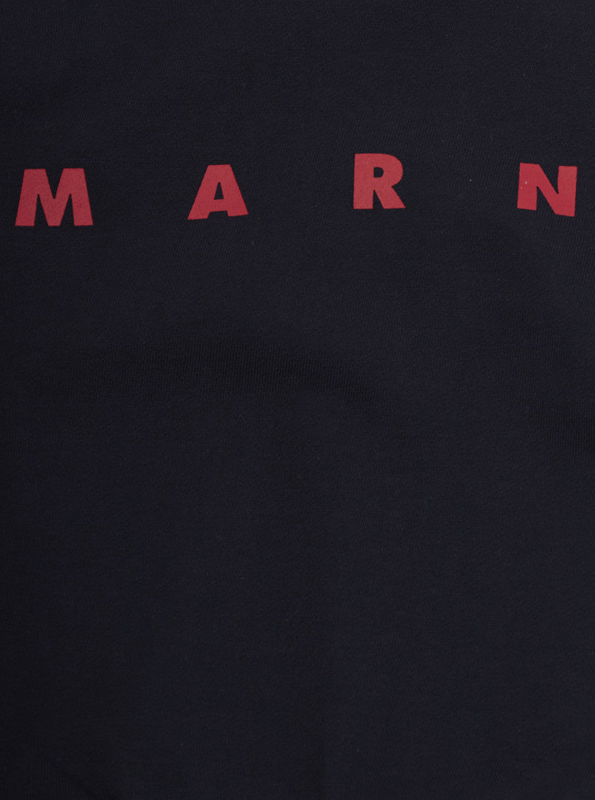 Kids Navy Blue Logo Sweatshirt 3