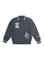 Boys Grey Graphic Sweater 1