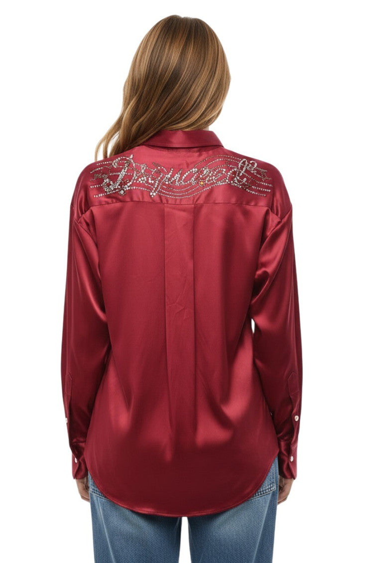 Red Regular Solid Shirt 2