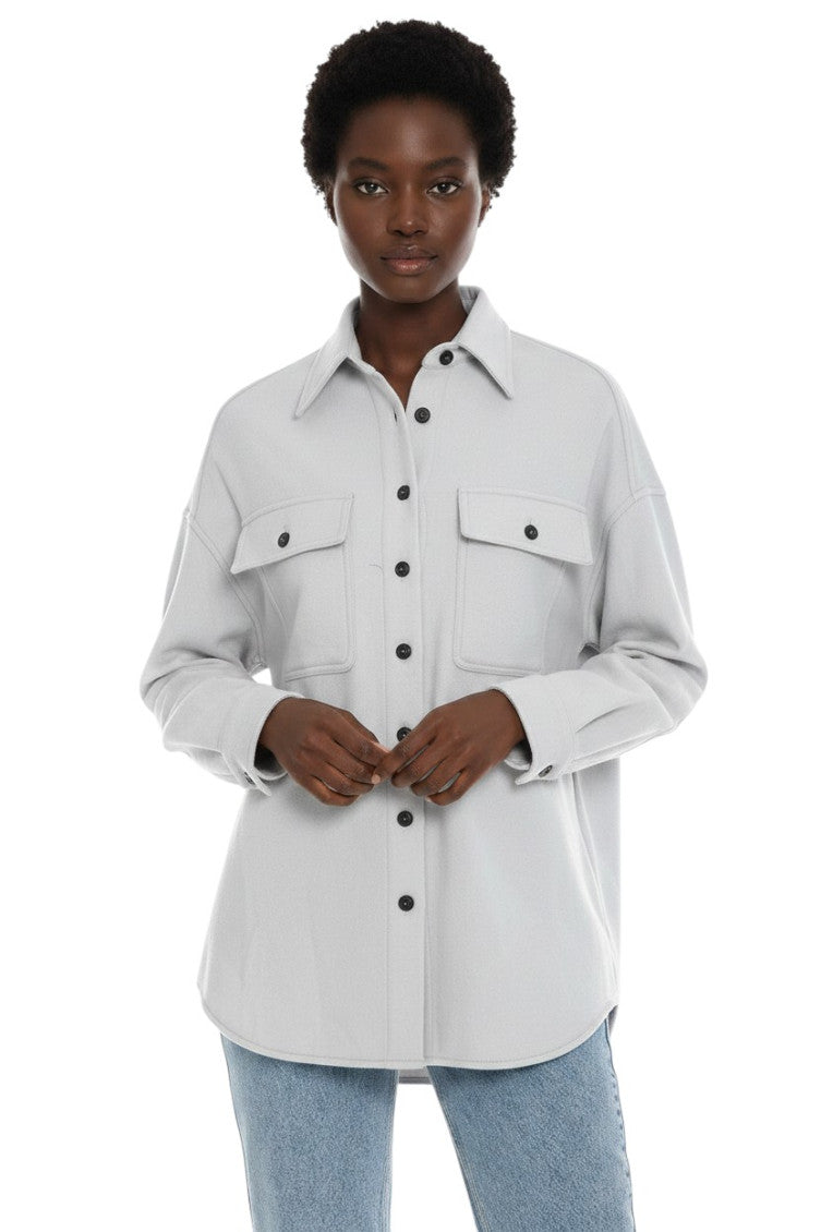 Off White Relaxed Solid Shirt 1