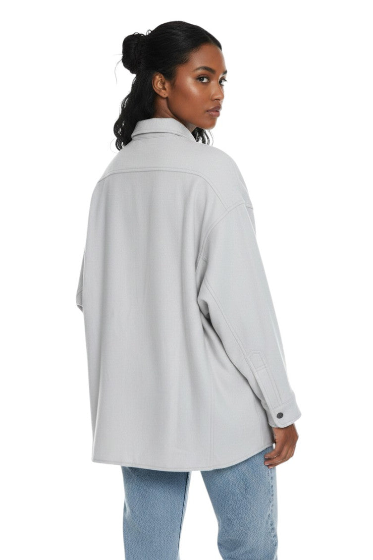 Off White Relaxed Solid Shirt 2