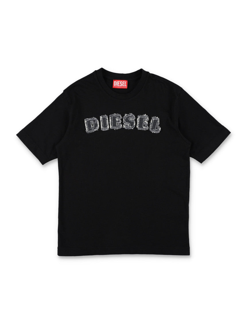 Boys Black Logo T-Shirt 1