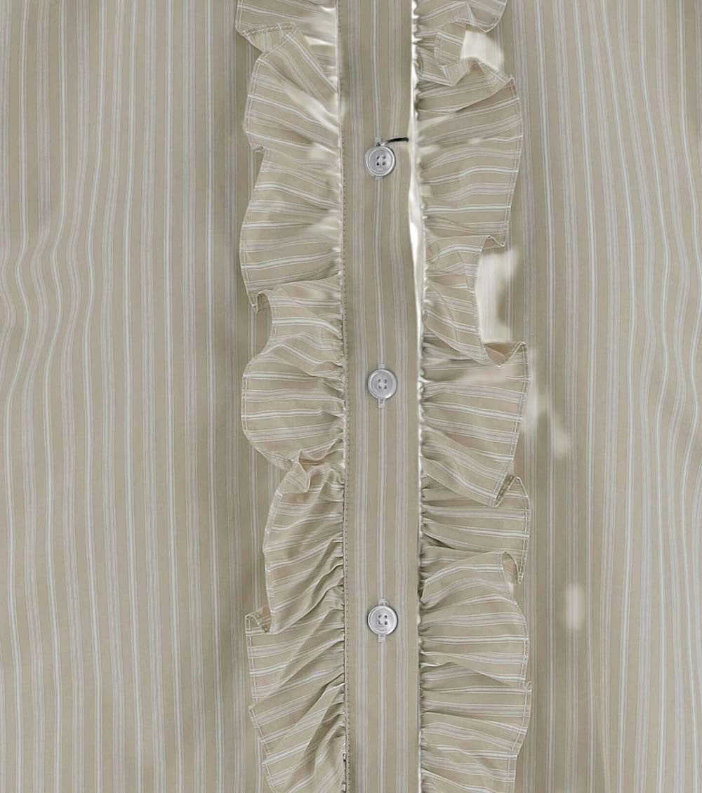 Beige Regular Stripes Shirt 3