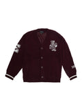 Boys Maroon Logo Cardigan 1