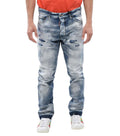 Blue Slim Distressed Jeans 1