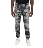Black Camo Print Jeans 1
