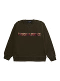 Boys Green Logo Sweatshirt 1