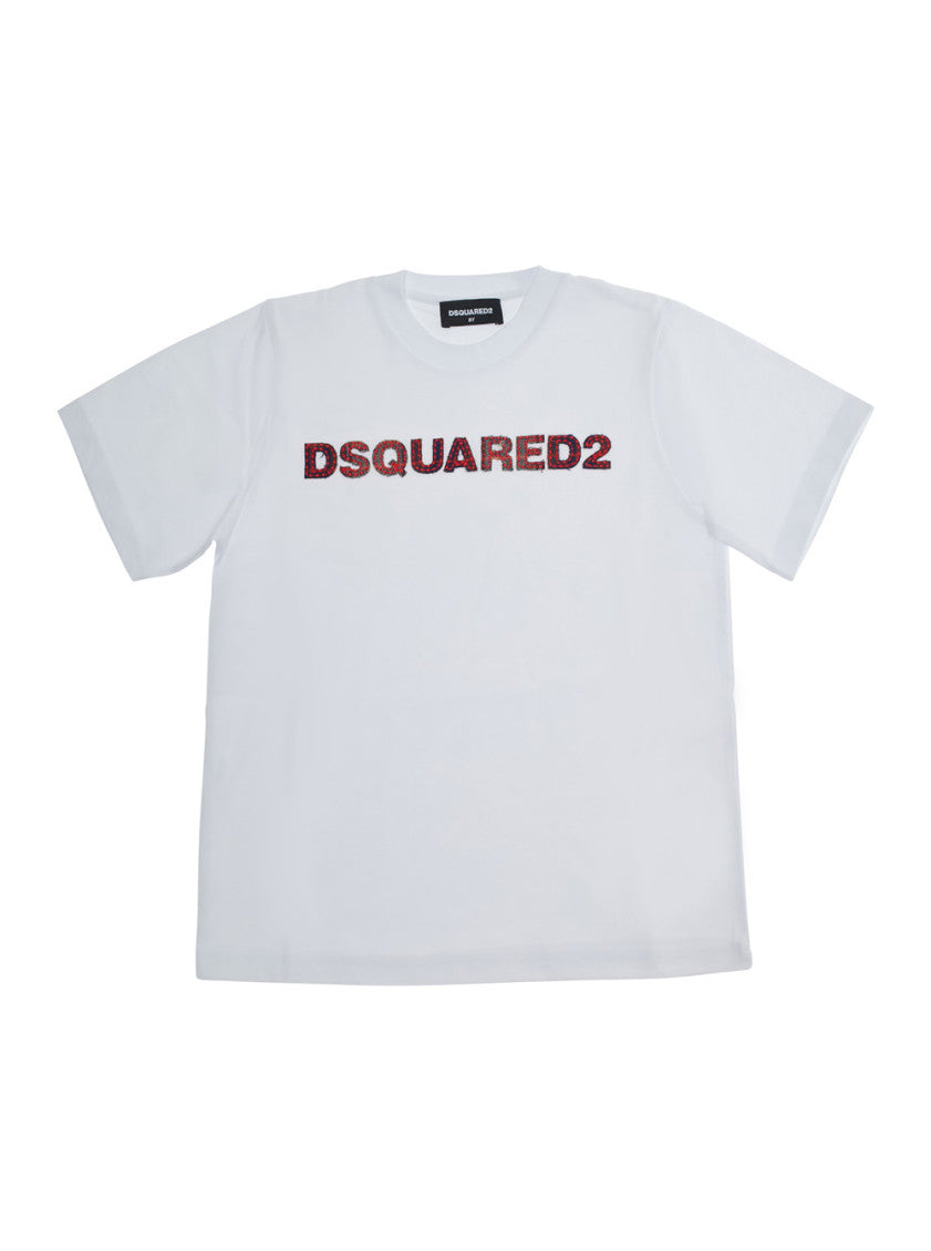 Boys White Logo T-Shirt 1