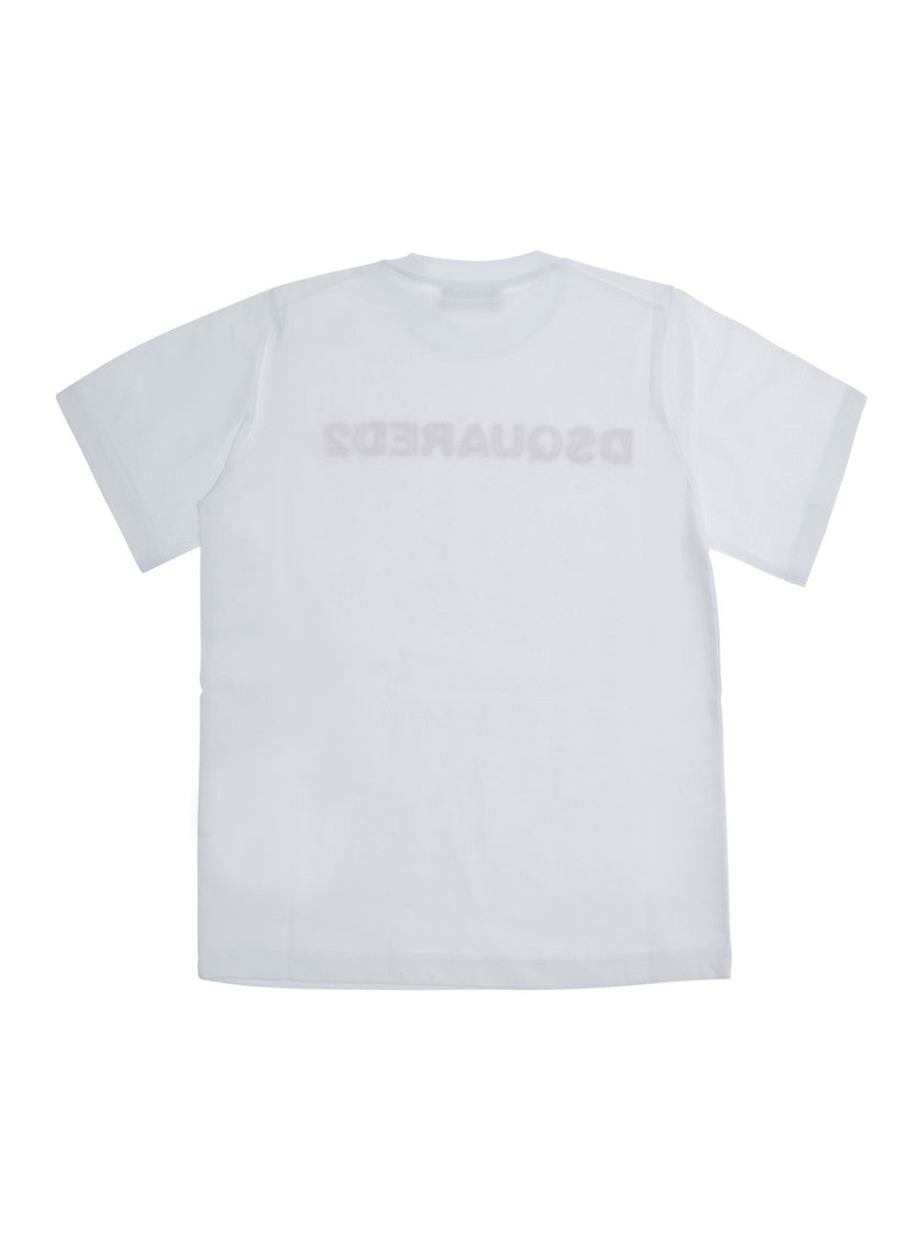 Boys White Logo T-Shirt 2