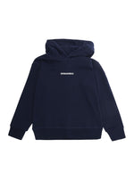 Boys Blue Logo Hoodie 1