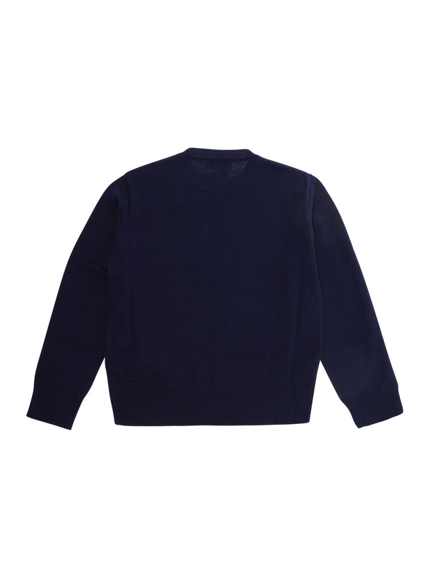 Kids Blue Logo Sweater 2