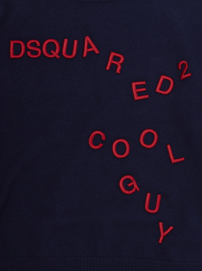 Kids Blue Logo Sweater 3